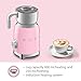 Smeg 50's Retro Style Aesthetic Milk Frother (Pink)