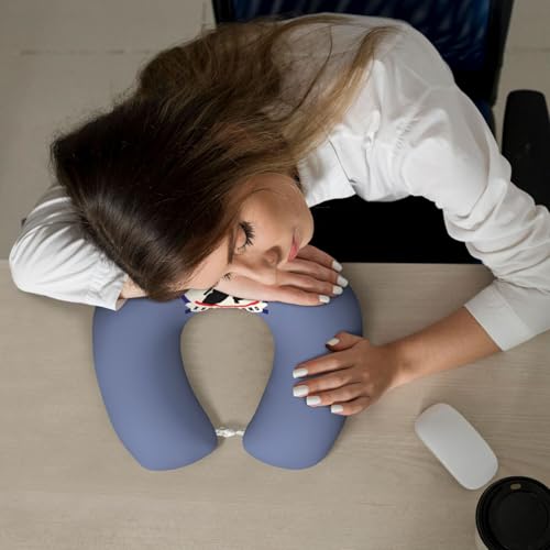 Almohada viscoelástica negra talla única de viaje miniatura 7