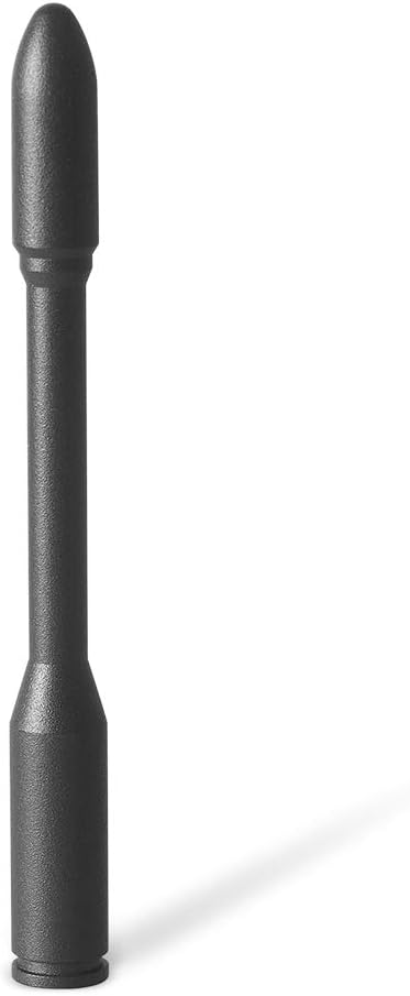 Rydonair Pure Copper Antenna Compatible with Compatible with 2000-2020 Toyota Tundra | 6 inches Rocket Style Antenna | Textured Black Powder Coated