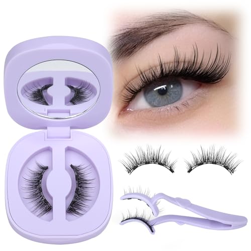 Magnetic Eyelashes with Applicator Natural Look Magnetic Lashes with Applicator Wispy False...