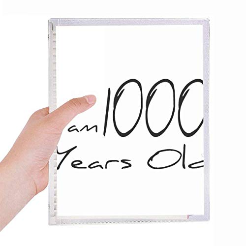 Cahier spirale rechargeable Age Longevity contre gaspillage