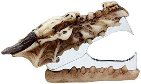 Miniatura 5 de ebros regalo Esqueleto ossuary Hueso Dragon Head quitagrapas 3.25" L computadora Oficina Accesorio Papelería Essentials novedad Figura coleccionable