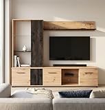 Le due mensole aperte aggiungono un tocco di design e sono perfette per esporre i tuoi oggetti preferiti e decorare la tua stanza.