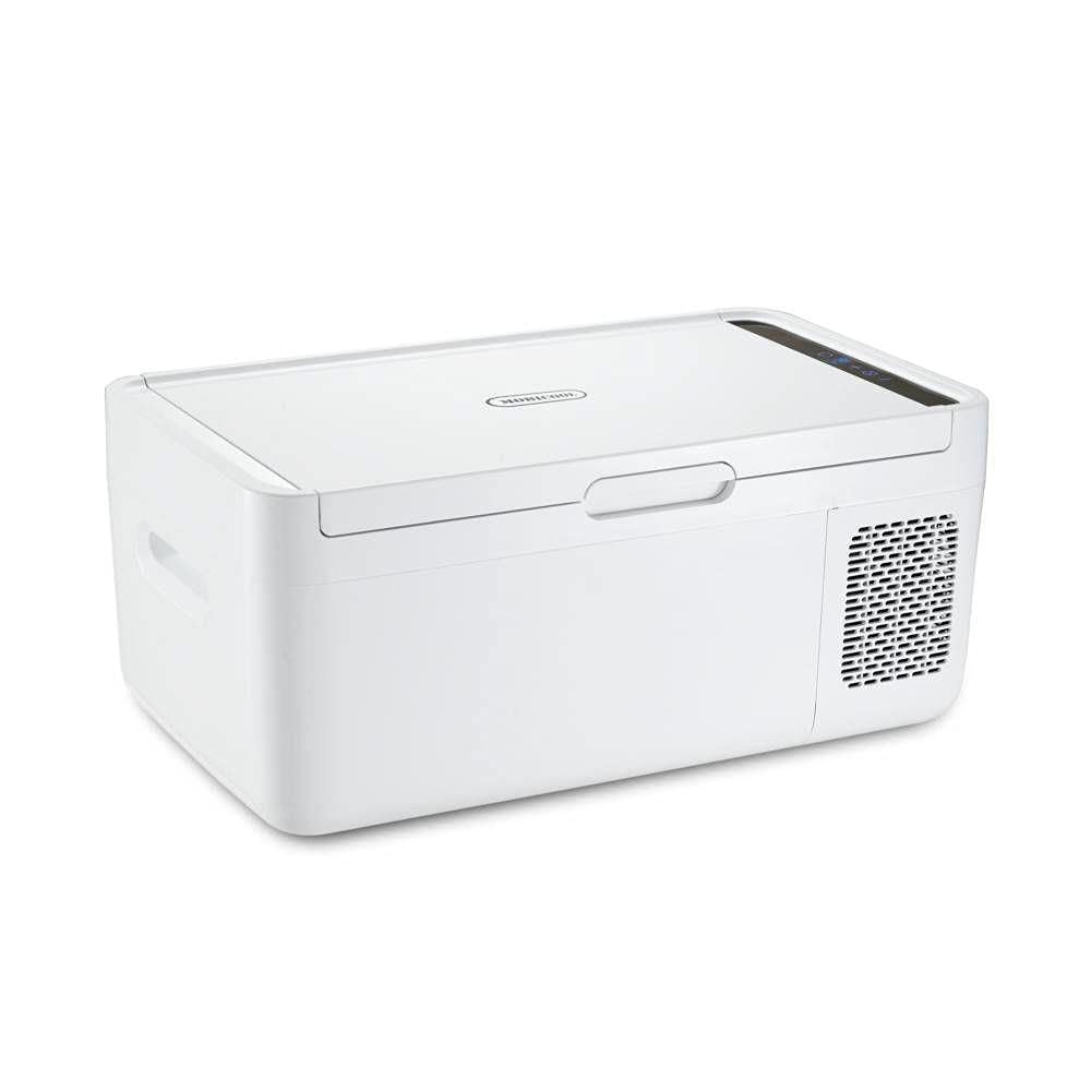 MOBICOOL MCG15 Kompressor-Kühlbox, 15 L, Kühlung bis -18 °C, mit leistungsstarker Schnellkühlung Weiß