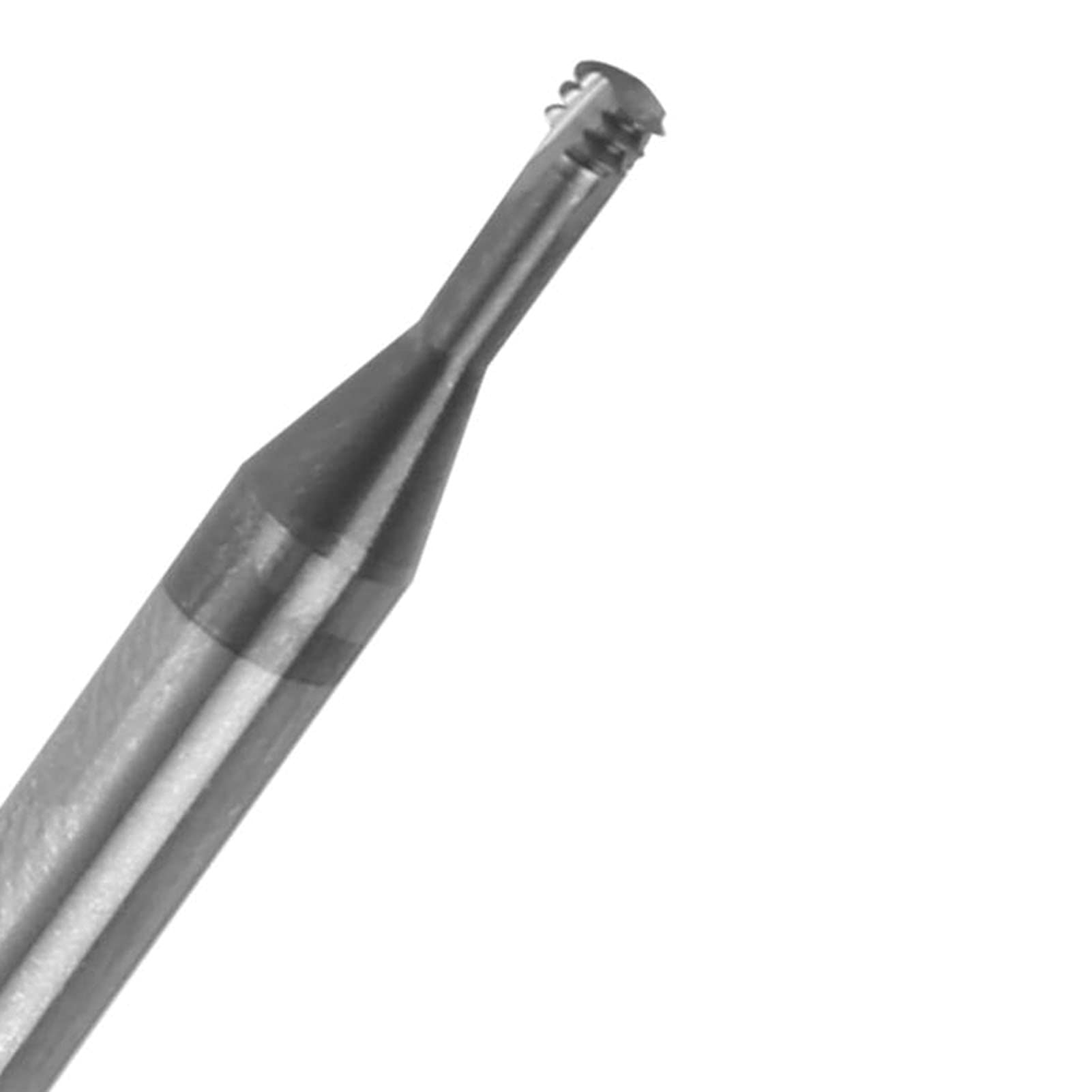 Thread Milling Cutter, 3 Tooth Metric 60°, Tungsten Steel CNC Hand Tool, M3x0.5xD4x50, for Aluminum Copper Cast Iron Stainless Steel, Long Service Life, Fully Ground Arc Blade