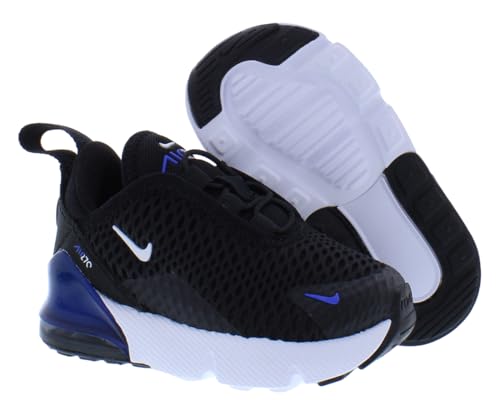Nike Air Max 270 Baby/Toddler Shoes (HF0098-001, Black/Racer Blue/Dark Grey/White) Size 54