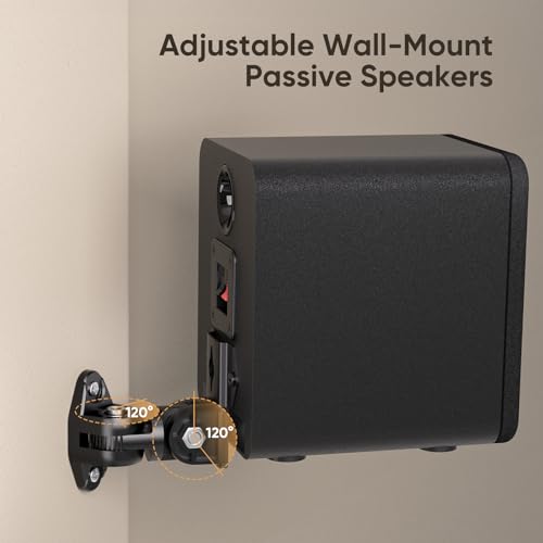 Image of Saiyin Indoor Wall Mount Passive Speakers with 3 inch Drivers, 6 Ω