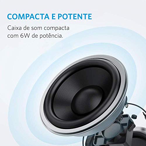Anker SoundCore Mini 2, Caixa de Som Bluetooth, 6W, à Prova d'água, Preto