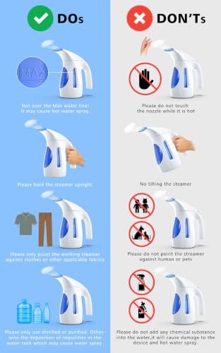 HiLife 700W 240-mL Corded Handheld Clothes Steamer - image 7