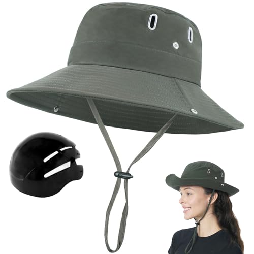 Chapeau de soleil avec casque anti-collision réglable contre chocs et UV