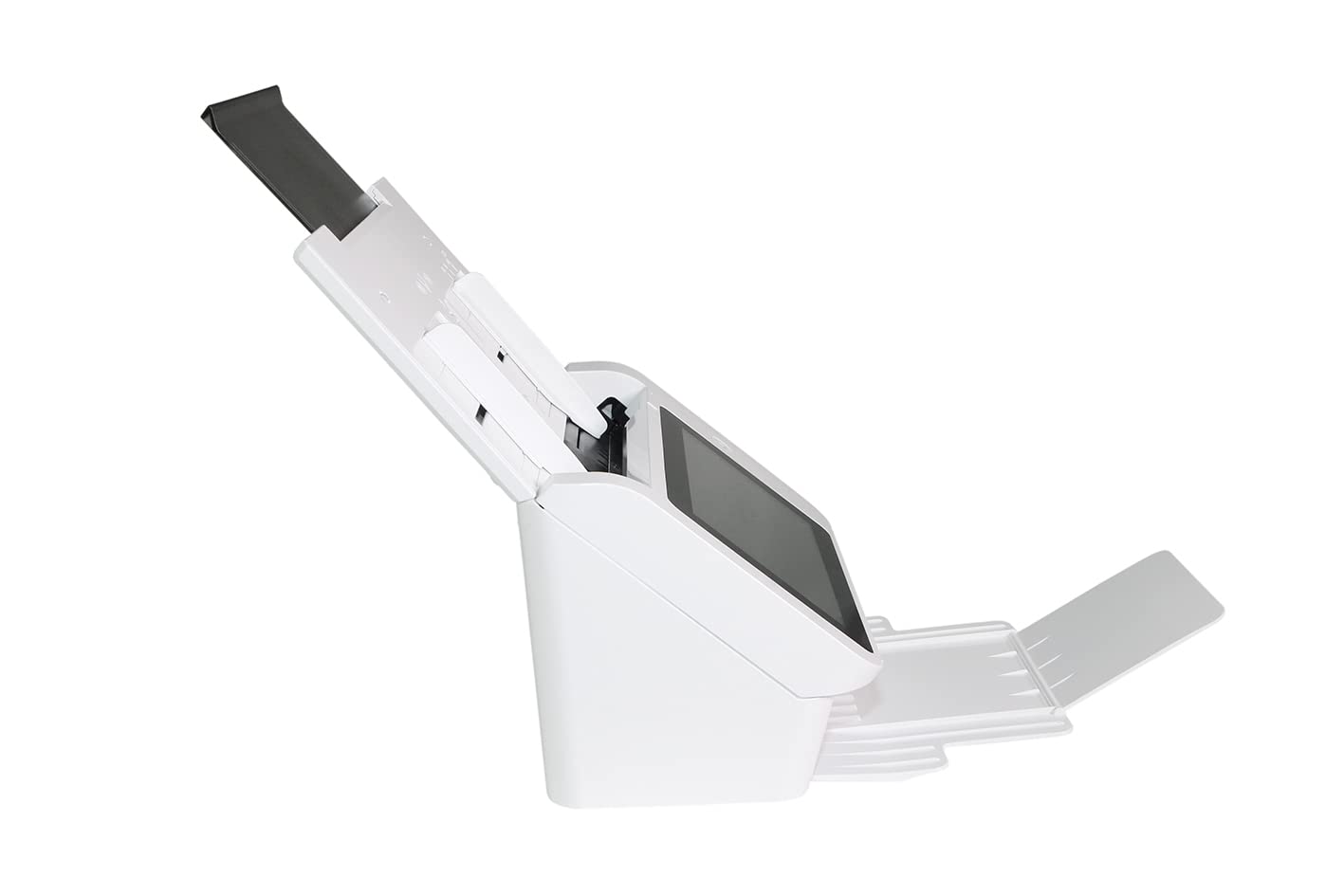 Avision AN335W Stand-Alone A4 Dokumenten Scanner mit Bildprozessor VM3 |20,56cm (8") Touch Display | 40ppm/80ipm | 50 Seiten ADF | USB 3.2 | WLAN | Ethernet | Scan to USB | ISIS Treiber, Twain Treiber