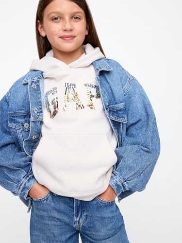 Image of GAP Girls' Logo Fleece Sweatshirt