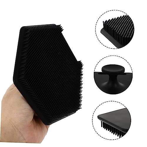 Brosse de bain silicone corps et tête, outil de massage doux