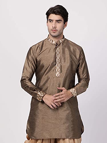 Image of VM Men's Silk Blend Ethnic Shirt