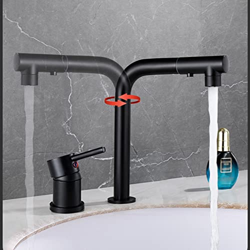 Robinet de cuisine à 2 trous rétractable pour simplifier la vaisselle - 6