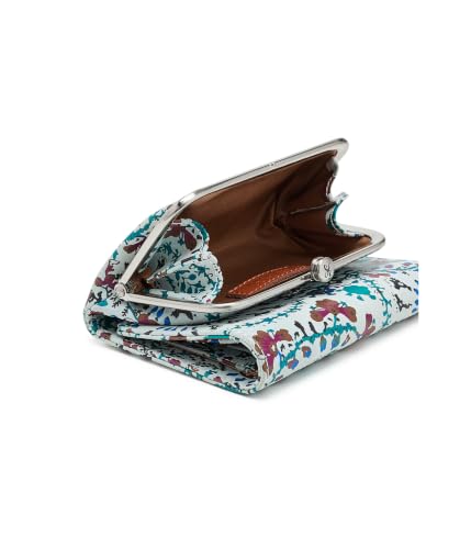 Image of HOBO Women's Robin Compact Wallet Batik Blooms, One Size