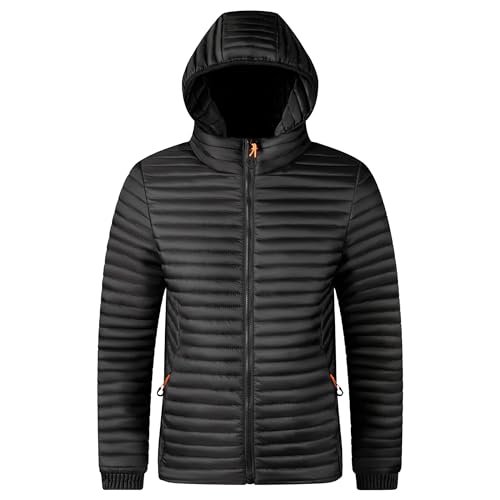 Veste d'hiver matelassée homme pour les randonnées et le quotidien par grand froid