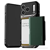 【VRS】 iPhone 17 Pro 対応 ケース 耐衝撃 カード入れ ストラップホール 付 スマホケース カード 収納 頑丈 携帯ケース [ iPhone17Pro アイフォン17Pro 対応 ] case Damda Glide Pro メタリックグリーン