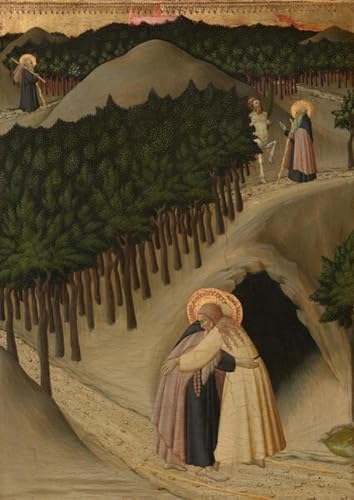 Peinture murale La rencontre de saint et saint Paul pour la décoration de votre salon