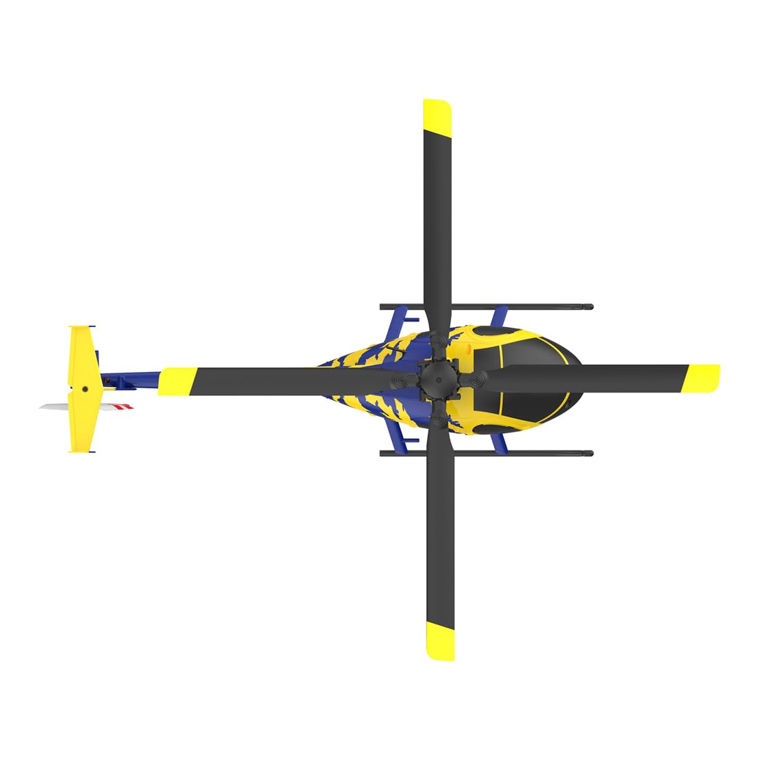 RC ERA C184 MD500 - Elicottero radiocomandato a rotore singolo, 2,4 GHz, 4 canali, Flybarless, con sensore di flusso ottico, mantenimento dell'altezza e stabilizzazione giroscopica a 6 assi, modello
