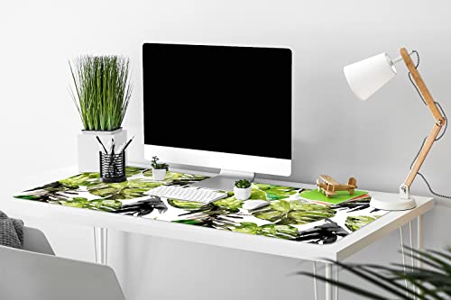 Sous-main de bureau antidérapante en vinyle imperméable avec protection des surfaces - 3