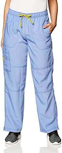 WonderWink Women's Petite Four-Stretch Sporty Cargo Scrub Pant, Petite