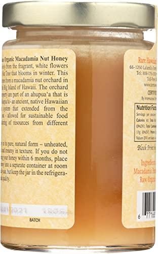 Miel orgánica con nuez macadamia Rare Hawaiian 8 oz miniatura 2