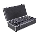 Jerax tools No.10 Keyway Broach Sets 18 Pcs Inch HSS Industrial Tools with 4 Broaches, 9 Bushings and 5 Shims