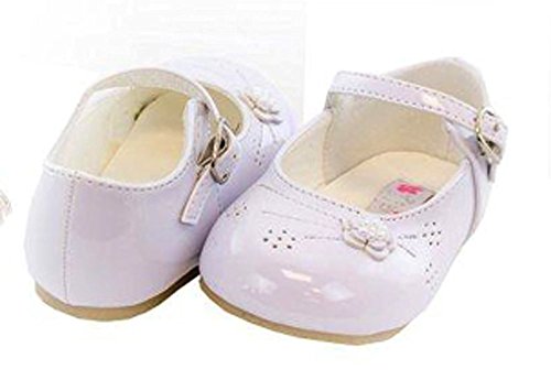Greatlookz Amanda's Shiny Party Shoes (Infants 1, White)