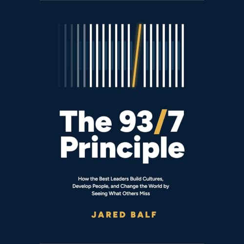 Diseño de la portada del título The 93/7 Principle