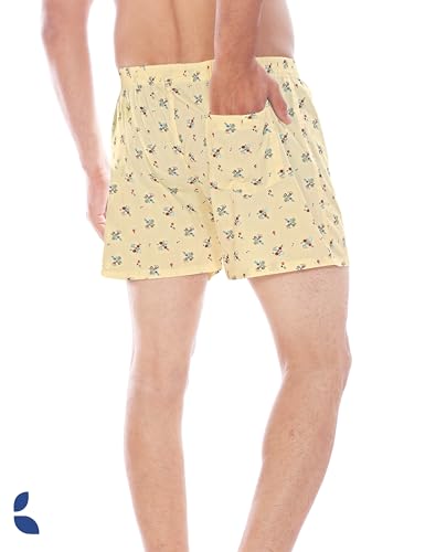 Image of Cotton Boxer Shorts for Men, Breathable, Comfortable & Lightweight (Pack of 2)