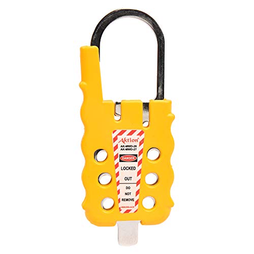 Image of Multipurpose Cable Lockout AK-MWD-27Y Lock and hold - Yellow (Pack of 2)