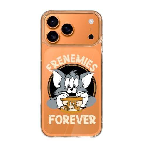 トムとジェリー iPhone17ProMax用ケース スマホケース TPU アイフォン17プロマックス用カバー 軽量 携帯カバー 耐衝撃 全面保護 人気 おしゃれ かわいい キャラクター ワイヤレス充電対応