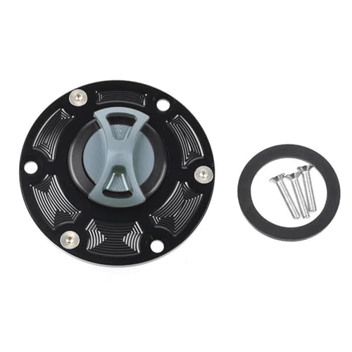 Accesorio de aluminio: tapa de tanque de combustible sin llave para Aprilia 4