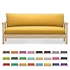 Monibloomfullsizefutoncoverarmlessstretchfutonslipcoverarmlesssofacoverfurnitureprotectorwashablezipperedrvcushioncoversfutoncouchcoverforadultskidsandpetsyellow  Urban Country Home Decor Monibloom full size futon cover armless stretch futon slipcover armless sofa cover furniture protector washable zippered rv cushion covers futon couch cover for adults kids and pets yellow  urban country home decor