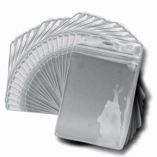 Porte-badges d'identification A7 OfficeGear étanches pour cartes d'exposant