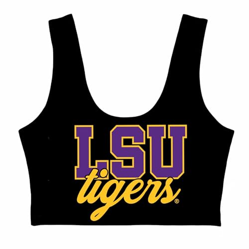 Image of Lojobands Women's College Gameday Outfit Tank Top Tailgate Crop Top One Size Fits Most