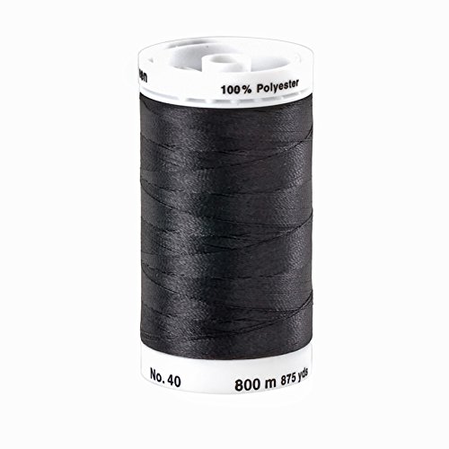Hilo Mettler Polysheen 875yds Negro miniatura 1