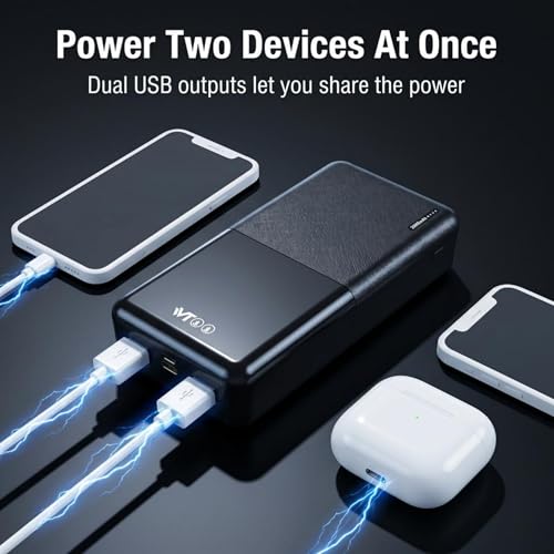 Image of 20000mAh Compact Power Bank 12W Quick Charge High Performance Lithium Polymer Battery BIS Certified Portable Charger for Smartphones Tablets and More