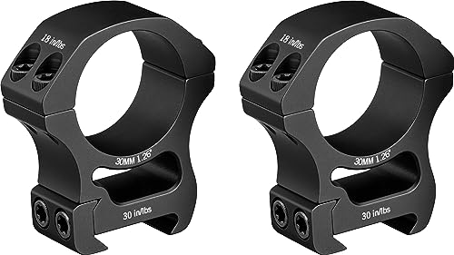 Vortex Optics Pro Series Riflescope Rings - 30Mm - High Height [1.26 Inches | 32.0 Mm], Black #TOP1