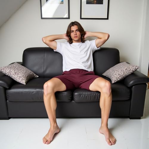 Image of AIMPACT Men's 4 inch Inseam Sleep & Lounge Pajama Shorts with Pockets