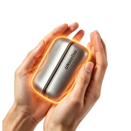 UNEEDTOO Rechargeable Hand Warmers, 180° Wraparound Heat, 2 Pack - image 1