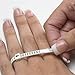 Portable Size Uk Us Ring Sizer Measure Finger Gauge For Wedding Ring Band Genuine Tester Measurement Tool Durability and fashion