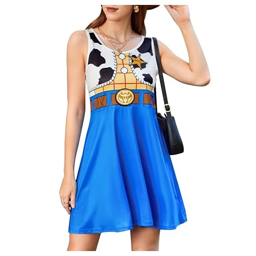 KINMIU Vestido feminino sem mangas evasê rodado midi estampado festa vestido regata, Floral - 1, P