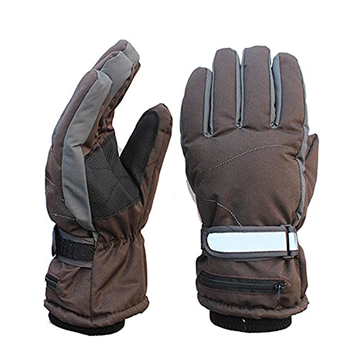 Gants chauffants électriques pour hommes en textile imperméable