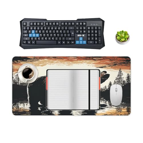Pad Mouse Grande FekiLoot de Goma Antideslizante 60x30 cm miniatura 4