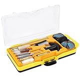 ★【Ocasiones de uso generalizado】: este kit de limpieza de escopetas es definitivamente la solución ideal para el mantenimiento de armas. Puede limpiar rápidamente marcas de uso de pistolas, lubricantes, polvo y escombros. Ya sea para usted, los amigos que aman la caza o el tiro, el entrenamiento de tiro en clubes en interiores y exteriores, los cazadores, los agentes del orden, los luchadores y los tiradores profesionales, obtener este práctico kit de limpieza de armas es muy emocionante.