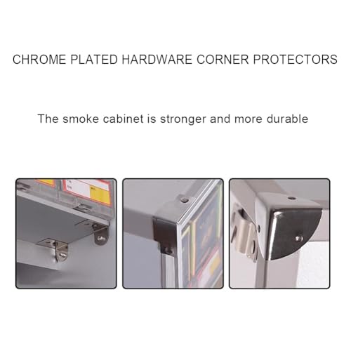 Vitrinas de cigarrillos con cerraduras y soporte rectangular para pitilleras de alta seguridad 6