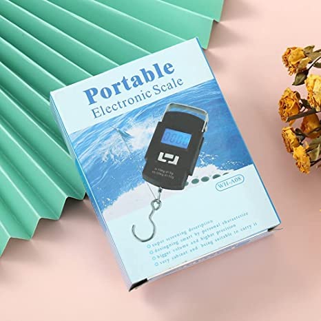 Image of Luggage Scale with Battery Automatic Reading, Many Ways of use, Accurate Numbers, The Perfect Multifunctional Scale, a Good Helper for Your Travel and Fishing
