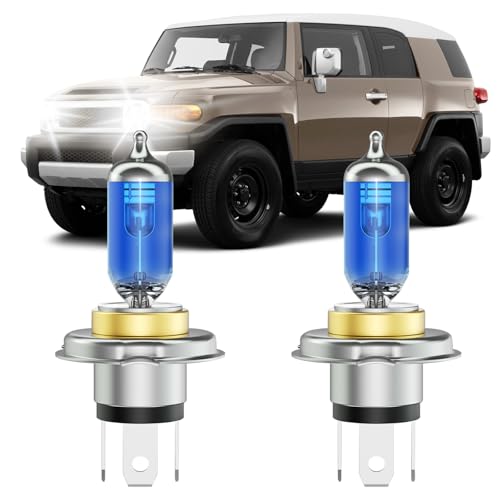 Image of XFLHEHD FJ Cruiser Halogen Headlight Bulbs Fits For 2007-2014 Toyota FJ Cruiser Halogen High Low Beam Combo, Ultra Bright 5000K FJ Cruiser Halogen Bulbs, 12V-100W, Pack of 2